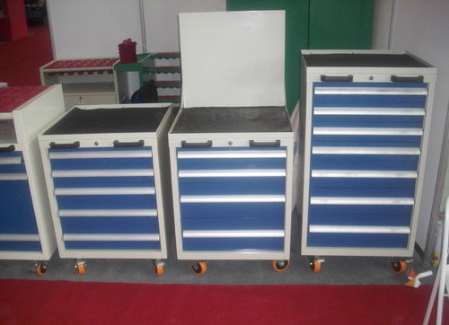 佛山单开门四抽工具柜 移动式工具柜 模具车间工具整理柜